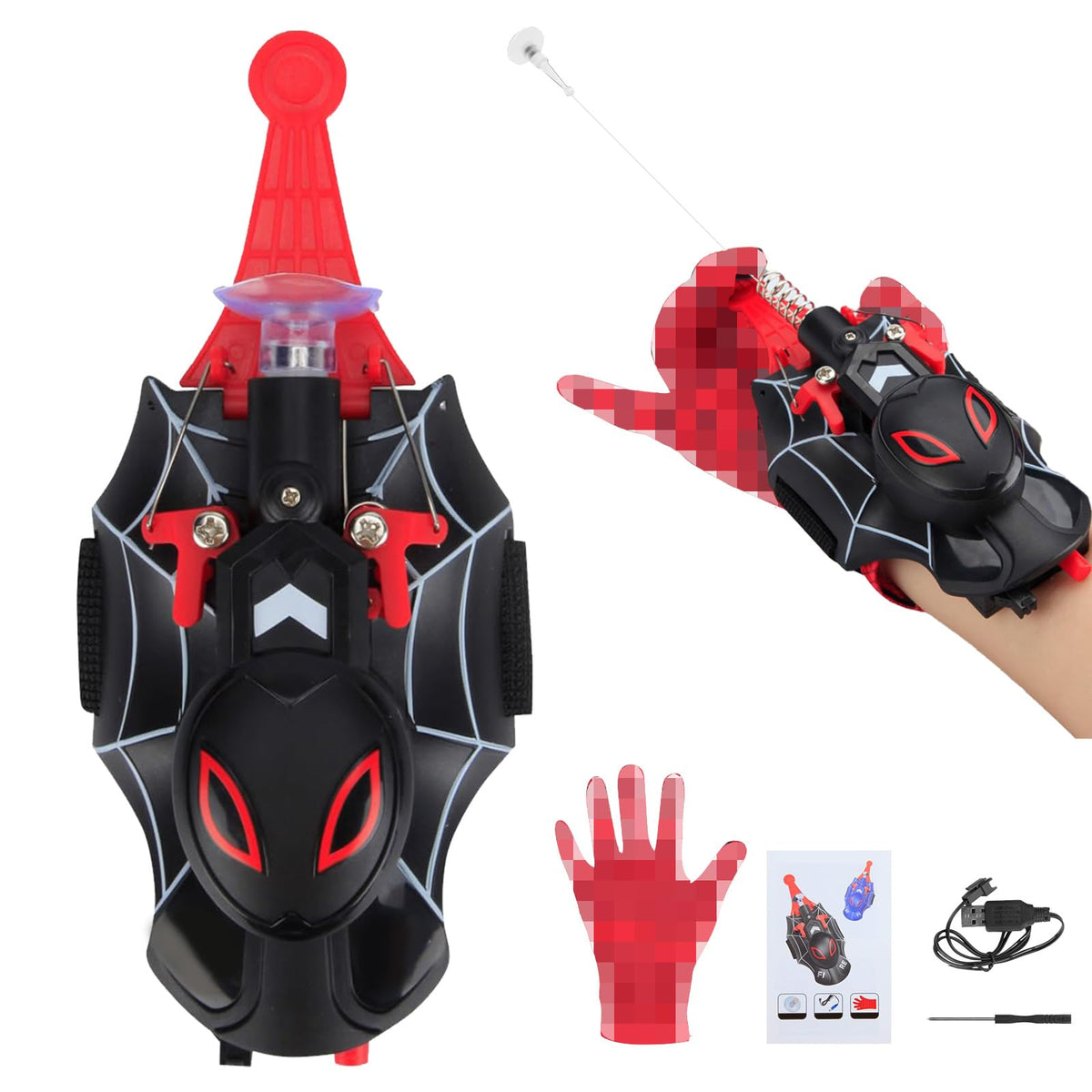 MMXHN Spider Web Shooters showcase 8ft range for home target practice