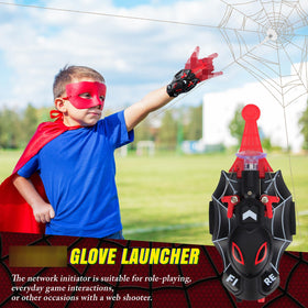 MMXHN Spider Web Shooters with gloves ready for imaginative web-launch play