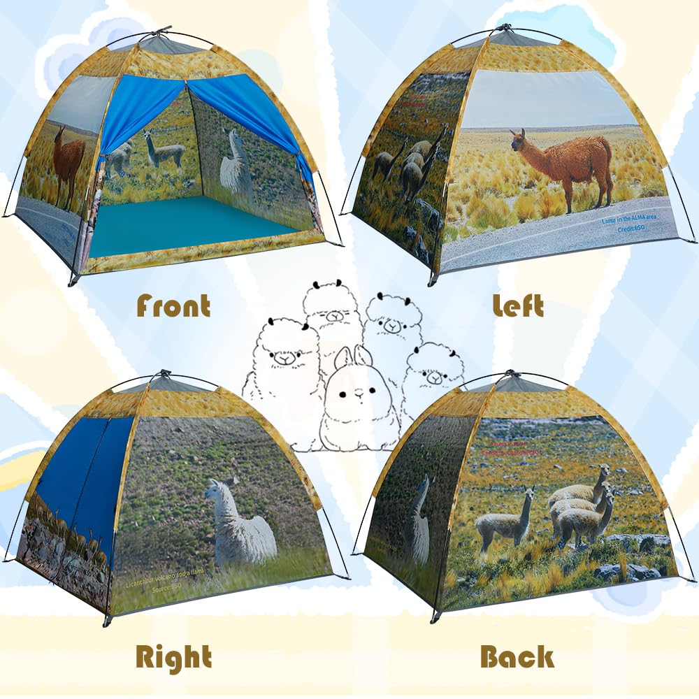 Mnagant Alpaca Tent graphic design sparks imaginative play