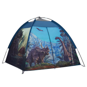 Mnagant dinosaur tent front view inviting imaginative play