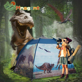 Mnagant dinosaur tent pop-up assembly for quick setup