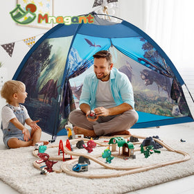 Mnagant dinosaur tent sturdy stitching for durable use