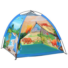 Mnagant Dinosaur World Tent creates immersive play for kids' imagination.
