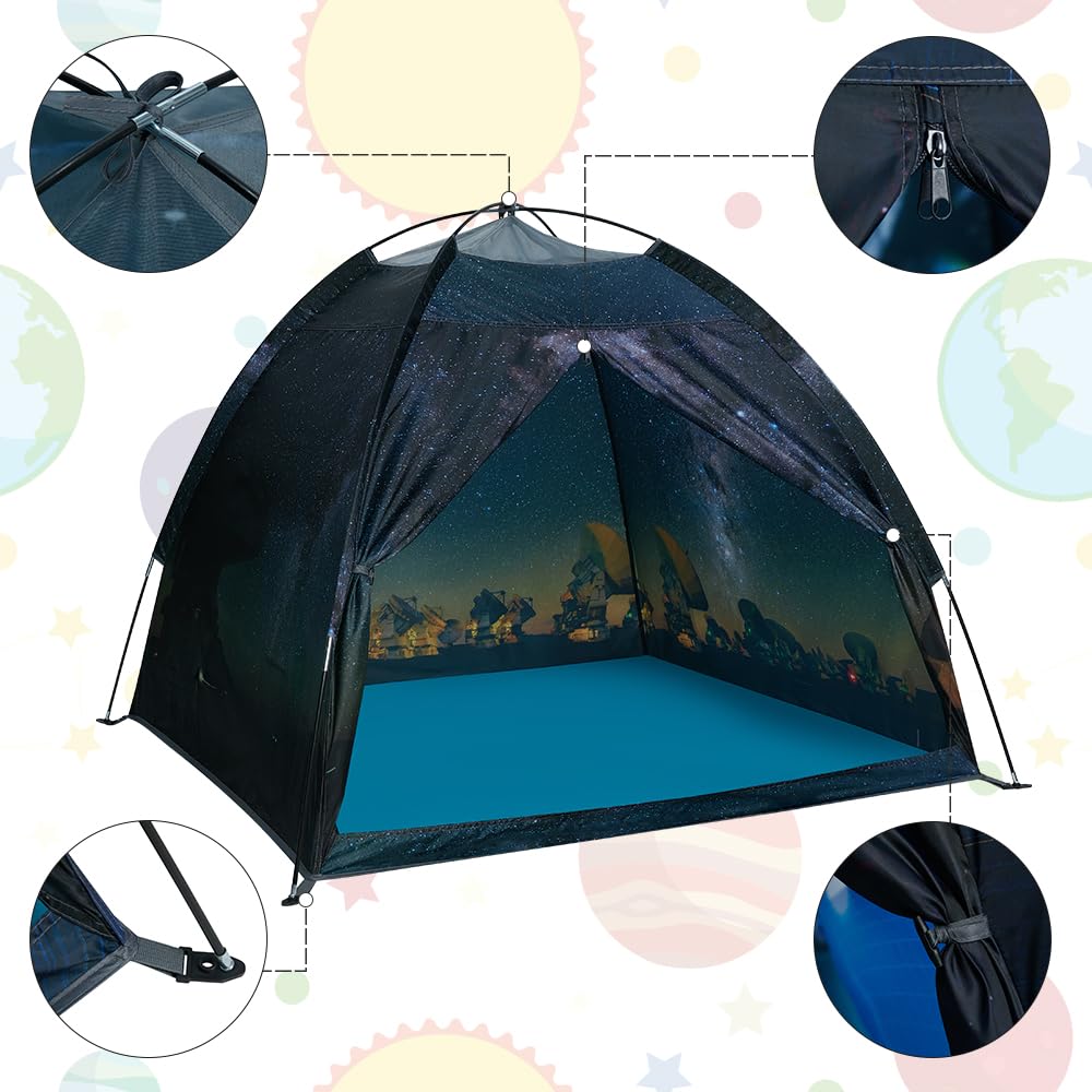 Mnagant easy-fold tent with carry bag for storage