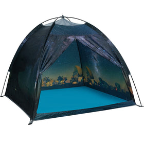 Mnagant kids play tent with starry design for imaginative space play indoors