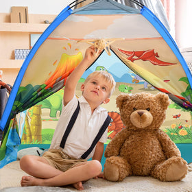 Mnagant portable kids tent easy to move indoors or outdoors.