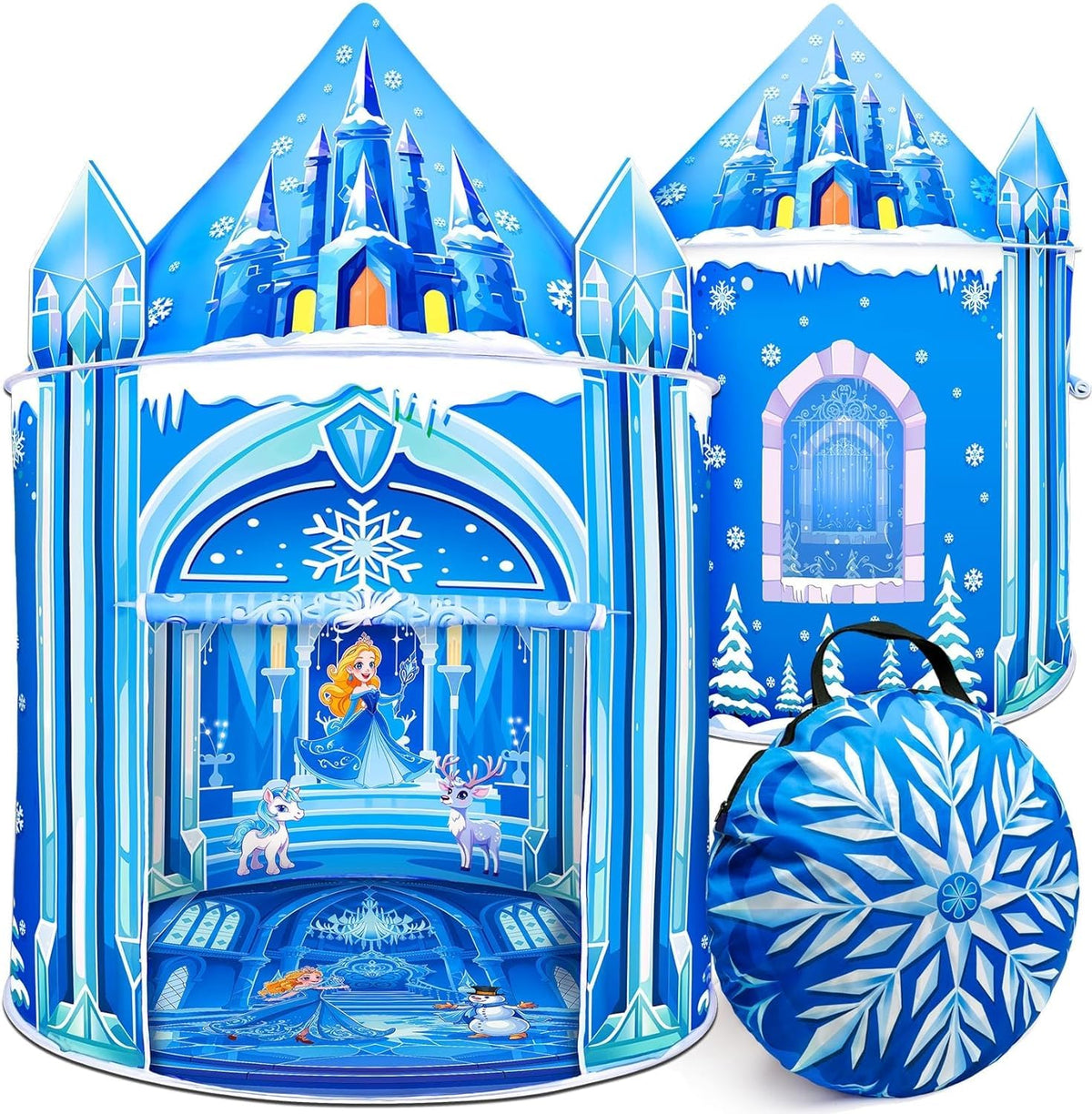 Mnagant Princess Play Tent exterior ice castle for imaginative adventures