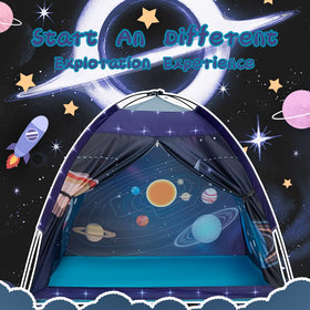 Mnagant Space World Play Tent assembly demonstrates quick setup in minutes