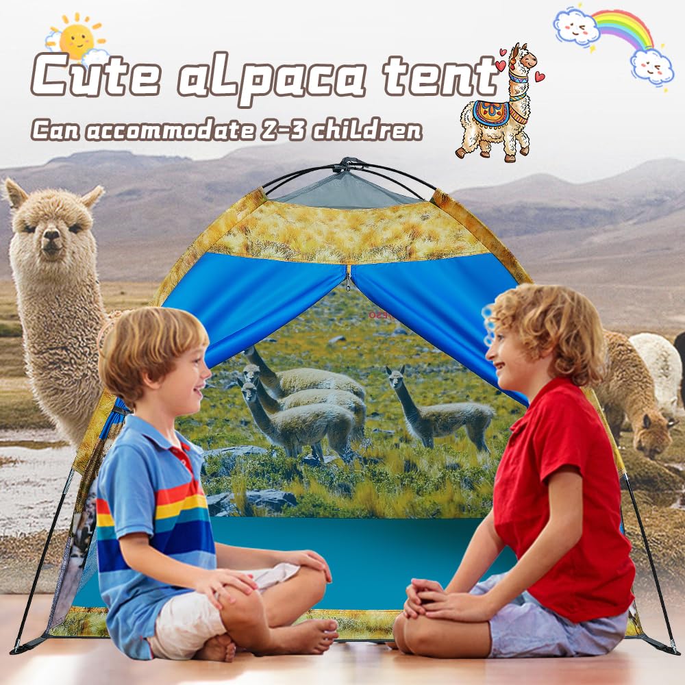 Mnagant Alpaca Tent mesh windows promote airflow and visibility