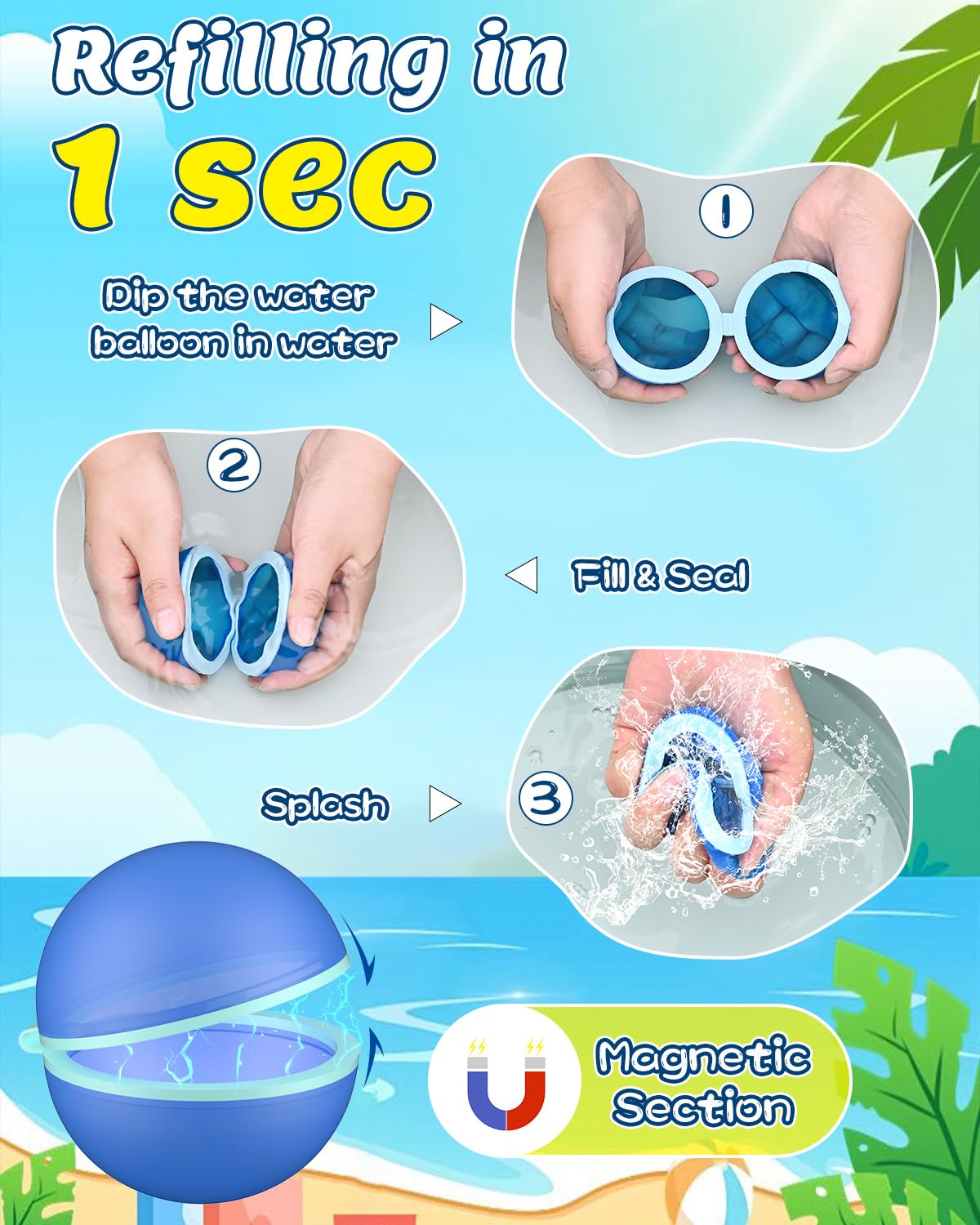 Mnytyel safe design with hidden magnets for child-friendly play