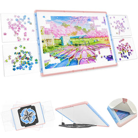 MobiPuzz 1000-piece puzzle board with expansive workspace ideal for complex layouts