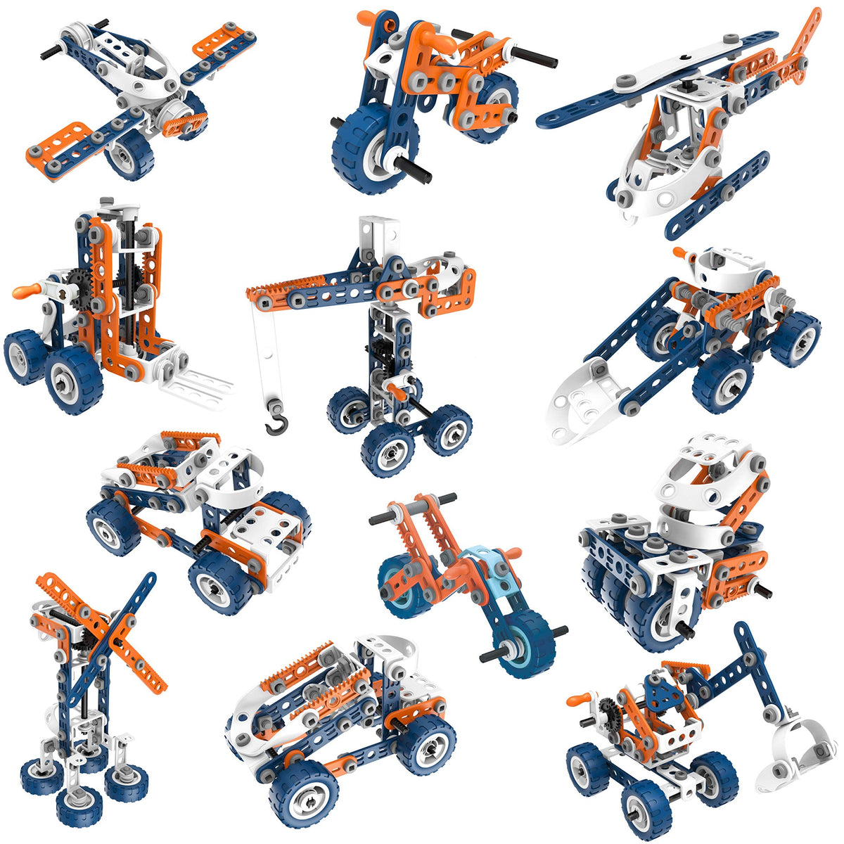 Group play with MOBIUS 12-in-1 kit encouraging collaboration