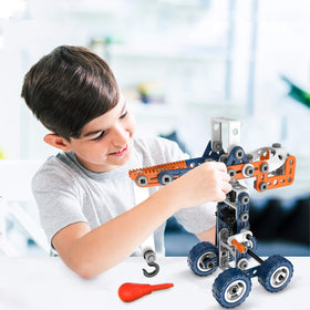 MOBIUS 12-in-1 motorcycle model building sequence