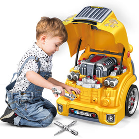 Mobius Toys Motor Engine Playset gift box packaging makes a memorable engineering gift.