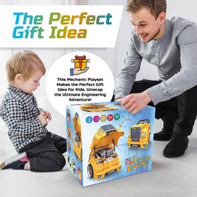 Mobius Toys Motor Engine Playset BPA-free plastic designed for durable imaginative play.