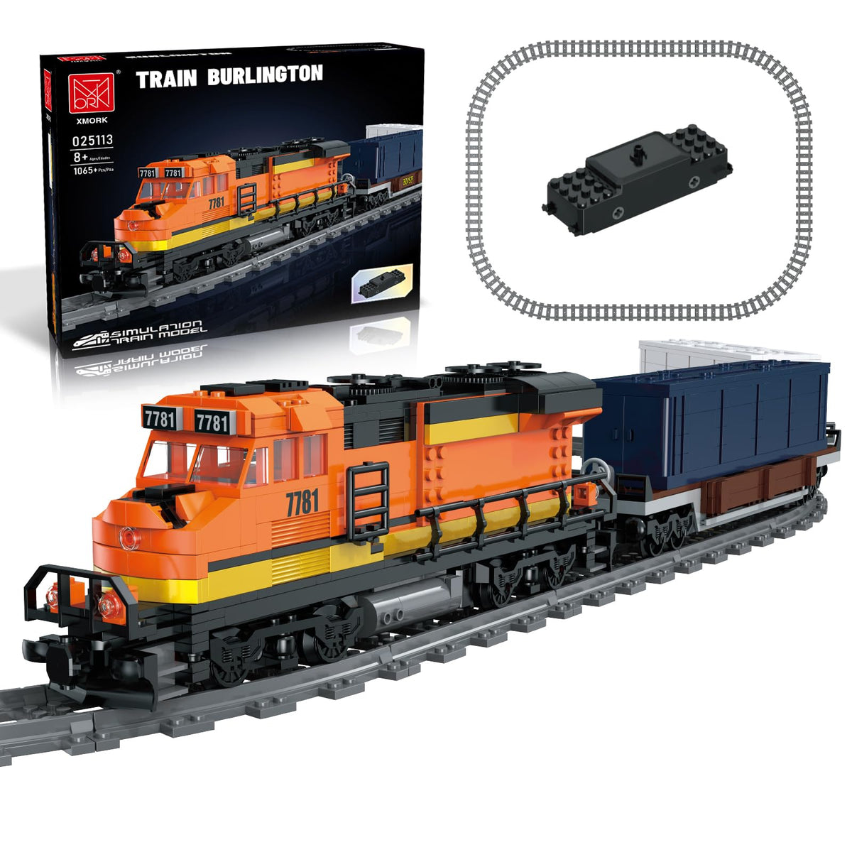 MOCBROPCS Burlington train head motor in action for immersive play and propulsion