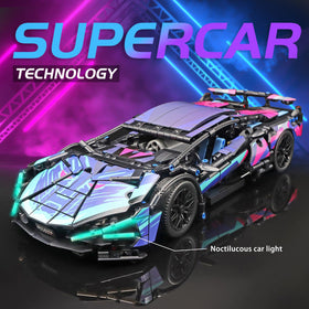 MOCBROPCS RC kit with detailed engine area for real-world mechanical exploration