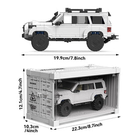 MOCBROPCS Toyota 4Runner SR5PRO reusable container box for display and storage.