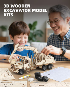MOCBURIKU excavator puzzle makes a thoughtful gift idea
