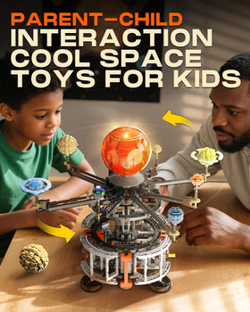 MOCBURIKU Solar System Set packaging is sturdy and keeps parts organized for gifting