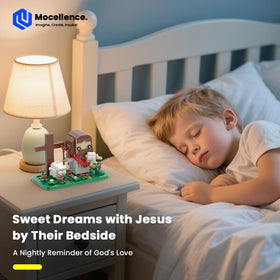Mocellence Jesus Building Set detailed Jesus figure for durable, family-friendly play