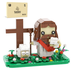 Mocellence Jesus Building Set figures with sheep promote imaginative play for families