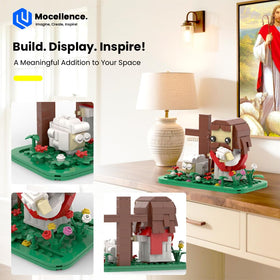 Mocellence Jesus Building Set Nativity visuals ideal for gifting and storage