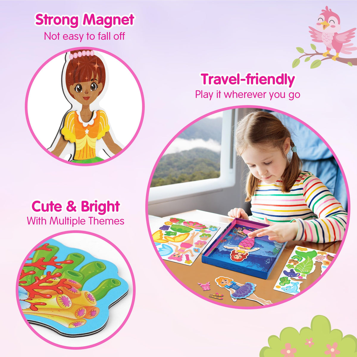 Mocoosy dress-up accessories mix-and-match set to boost creativity