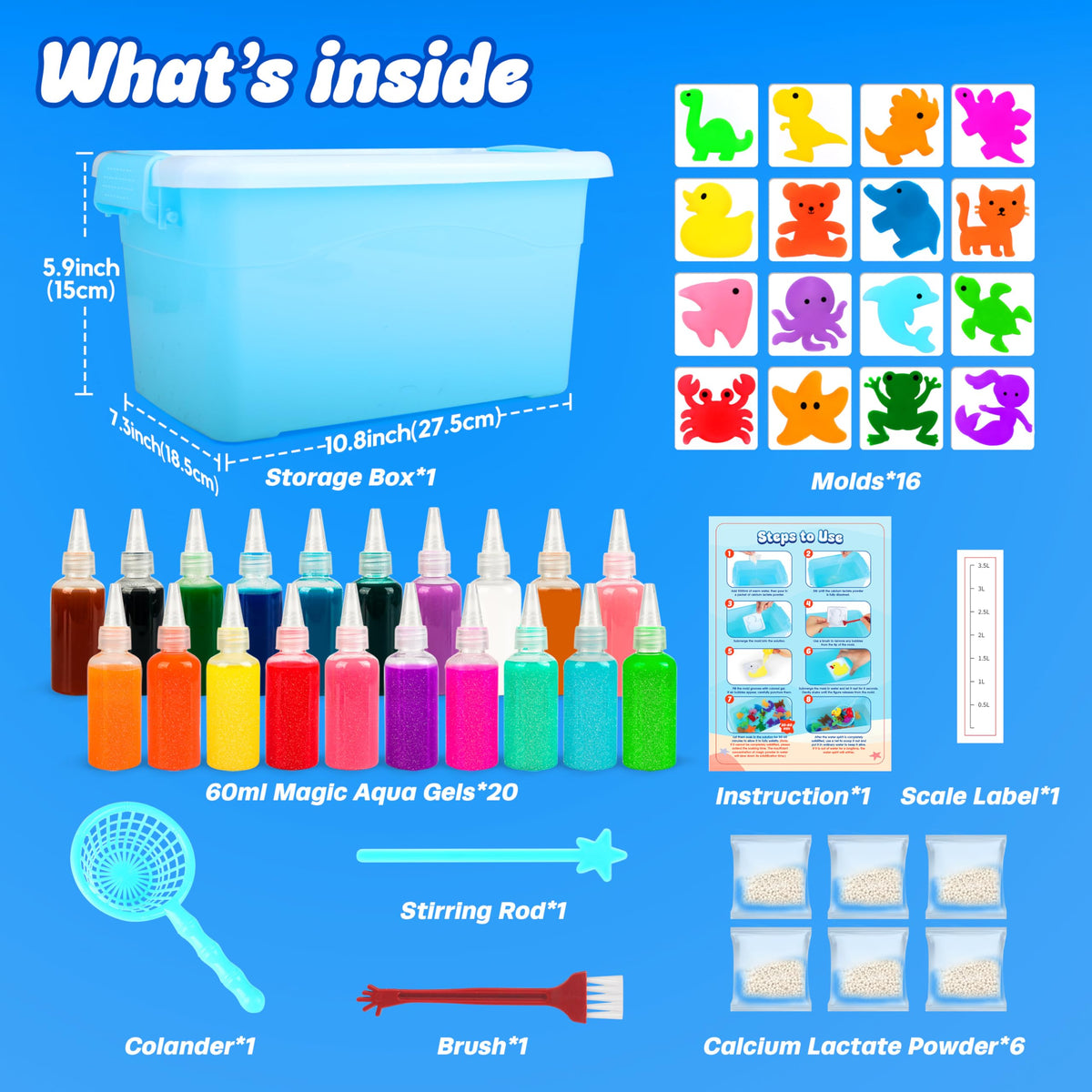 Mocoosy Aqua Gel colors in vibrant shades for blending