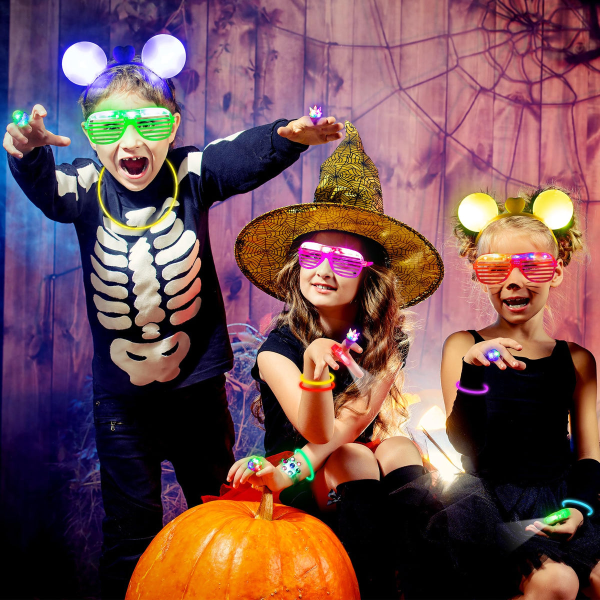 Mocoosy glow hairbands add visible flair at parties.