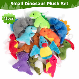 Mocoosy brachiosaurus mini plush, vibrant colors, ideal as classroom rewards