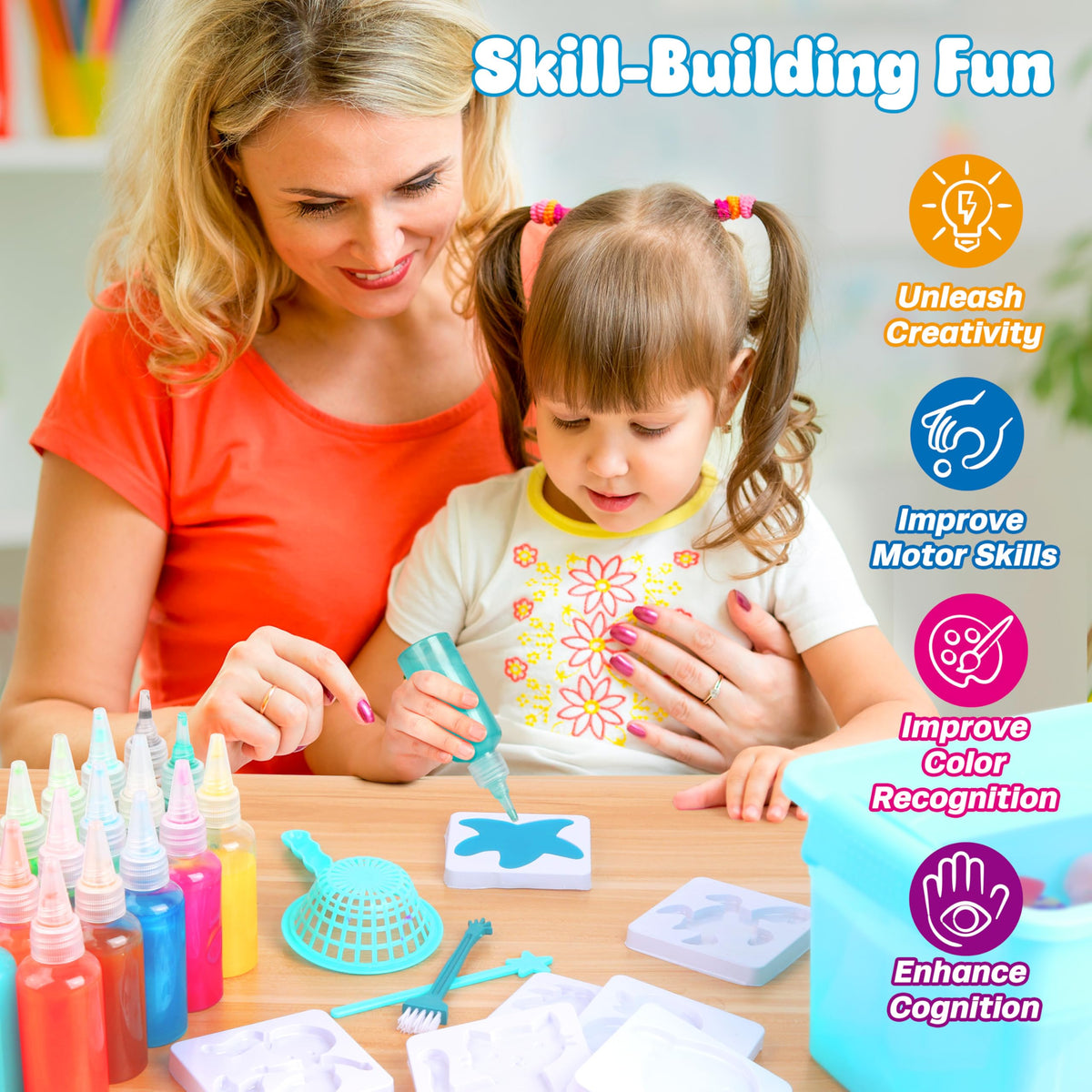 Mocoosy underwater creature molds ready for splashy play