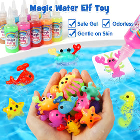 Twenty gel portions including glow and aqua gels for colorful crafts