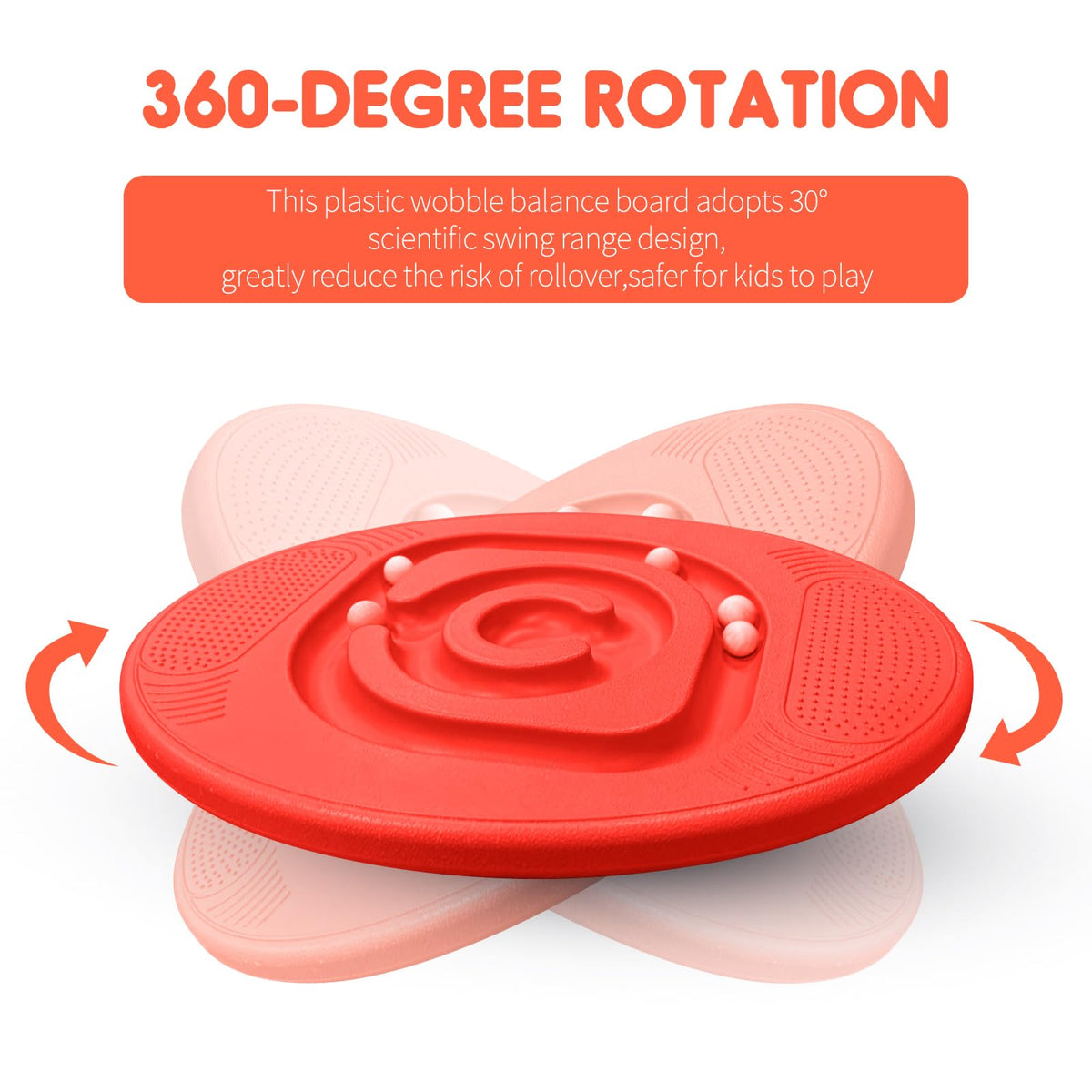MOCUTEEN balance board supports up to 110 lbs for growing kids