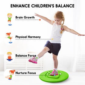 MOCUTEEN Kids Maze Balance Board non-slip base keeps stable on carpet