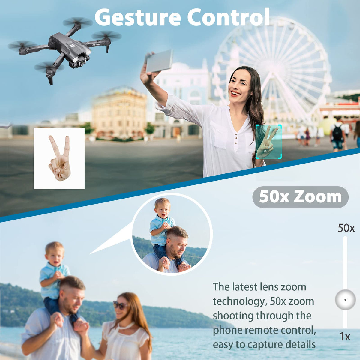 MOCVOO altitude hold and headless mode for stable flying