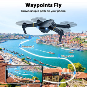 MOCVOO drone package includes two batteries for extended play.
