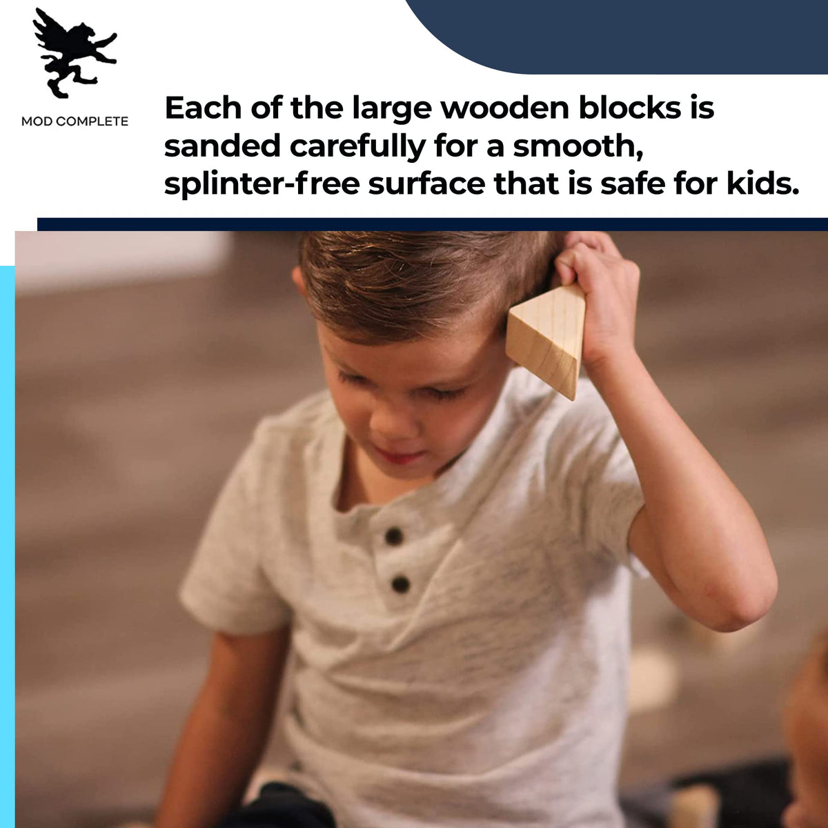 MOD Complete large blocks ideal for toddlers learning through interactive play