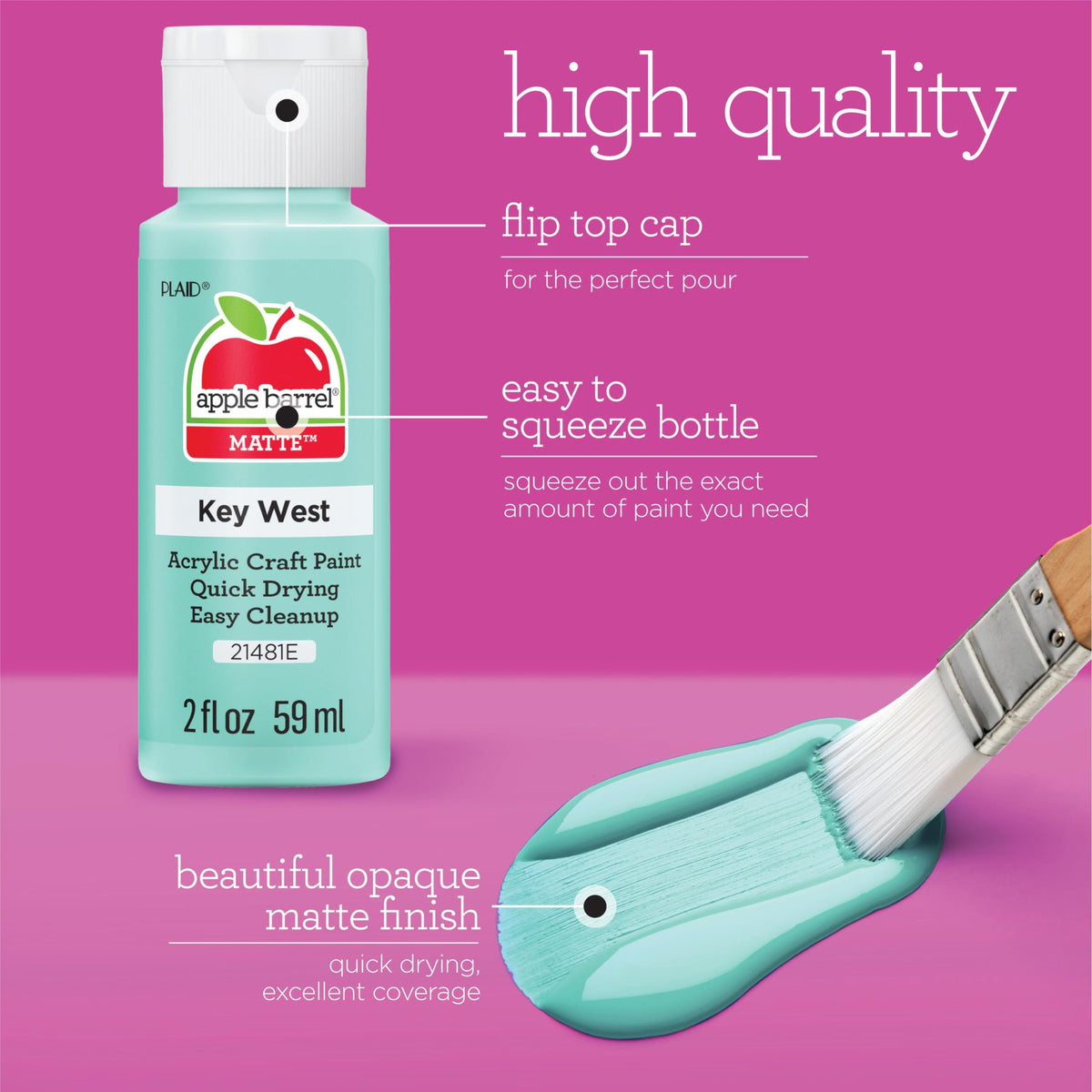 Versatile Apple Barrel Mega Paint Kit for canvas, paper, terra cotta and more