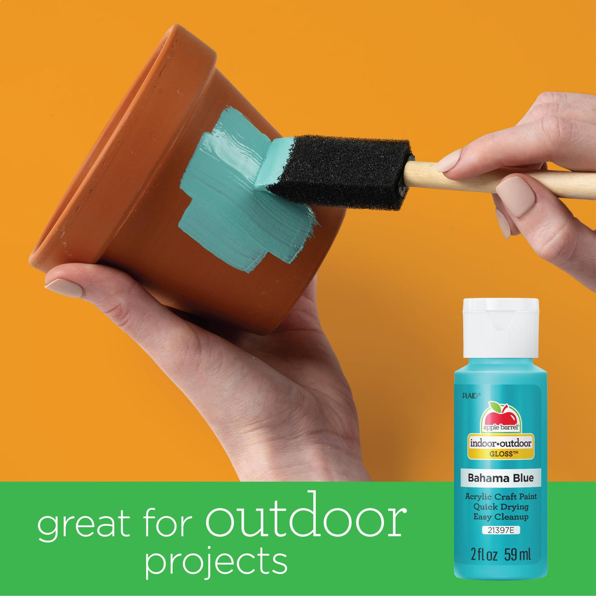 Unboxing view of the Mod Podge Apple Barrel Mega Paint Kit reveals color variety