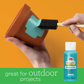 Unboxing view of the Mod Podge Apple Barrel Mega Paint Kit reveals color variety
