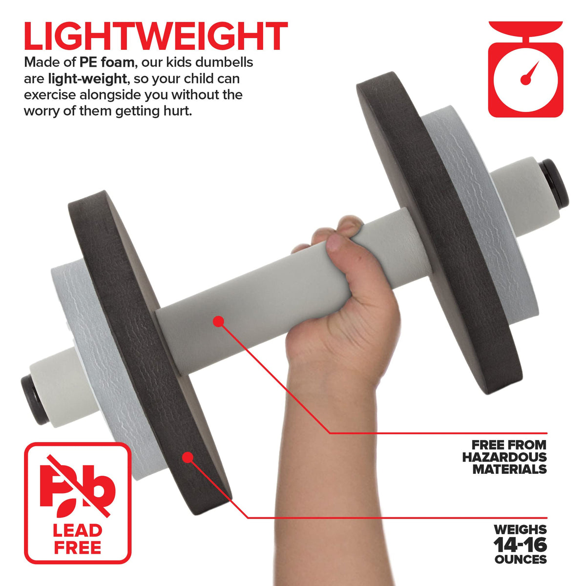 Modern Innovations large disc component seen for toddler-friendly workouts.