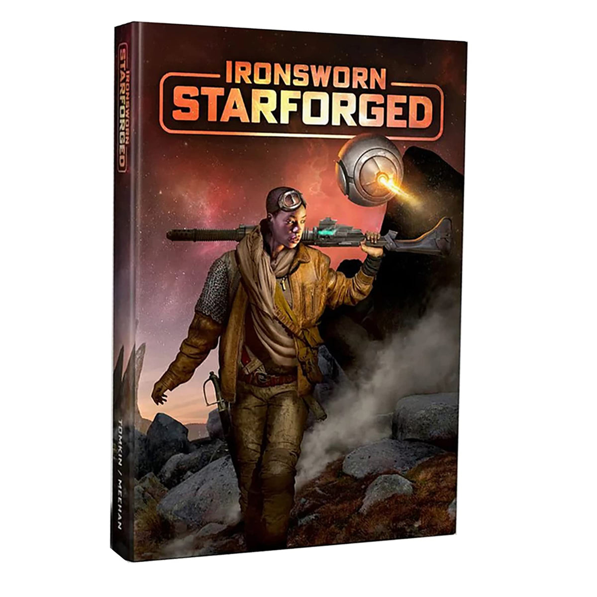 Modiphius Ironsworn Starforged deluxe cover shows premium craftsmanship for collectors.