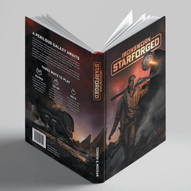 Modiphius Ironsworn Starforged interior pages reveal vivid color artwork for immersion.