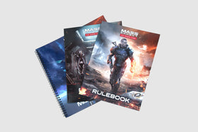 Modiphius Mass Effect Priority Hagalaz squad gear upgrades showcasing progression