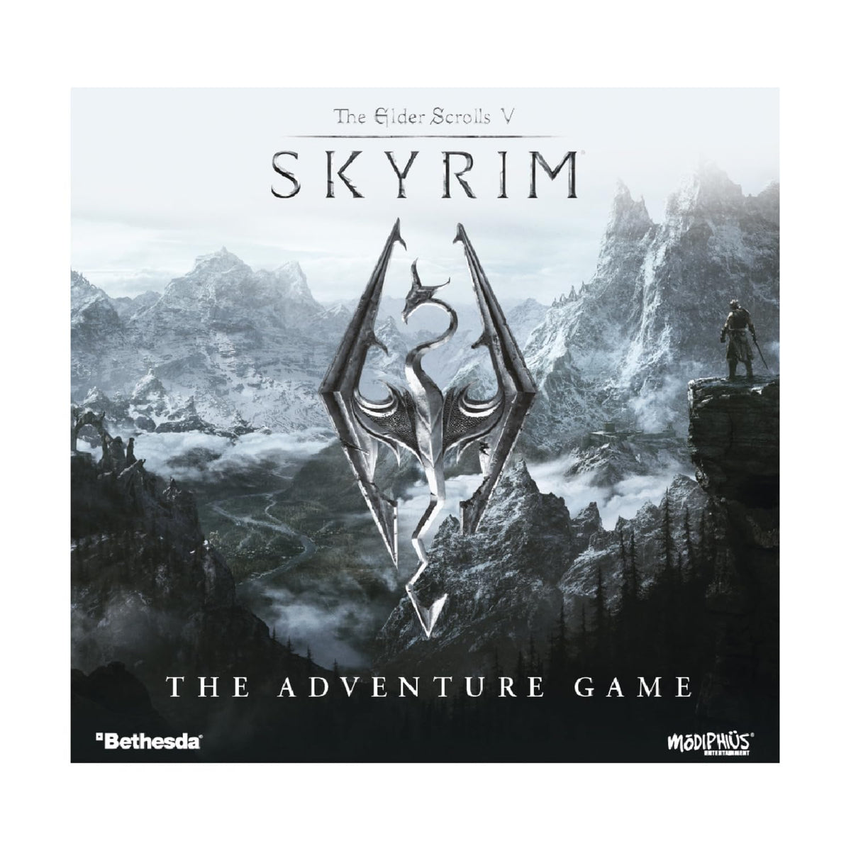 Modiphius Skyrim The Adventure Game cover art inviting immersive cooperative quests