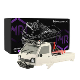 ModRax KT24 warm white body shell front view for realistic scale look