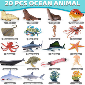 MOEAWS soft-plastic sea creatures stay safe for toddlers.