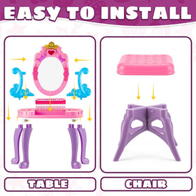 MOEAWS easy-assembly ABS construction ensures sturdy setup for busy playtime