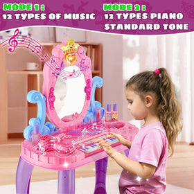 MOEAWS kids piano lights enhance pretend performances with interactive music